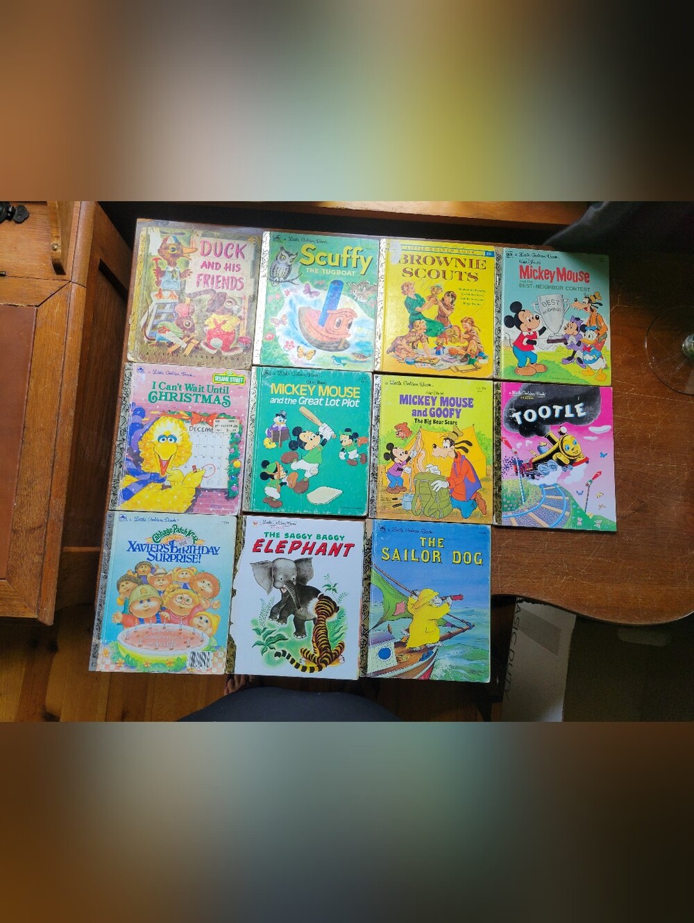 Lot Of 11 A Little Golden Book series 1949-1989